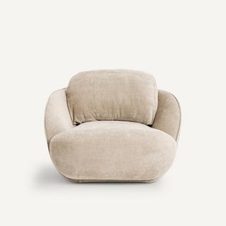 AM.PM Fauteuil boule tissu velours  