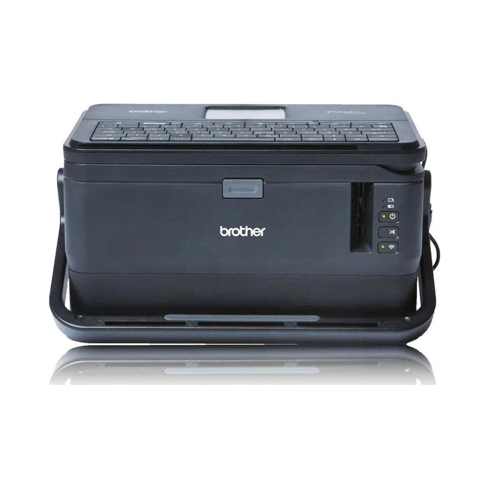 brother  PT-D800W stampante per etichette (CD) Trasferimento termico 360 x 360 DPI 60 mm/s Con cavo e senza cavo TZe Wi-Fi QWERTY 