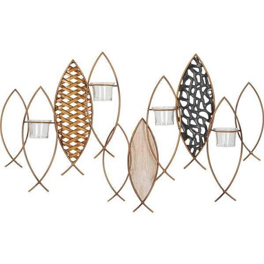 Wand-Kerzenhalter Fish