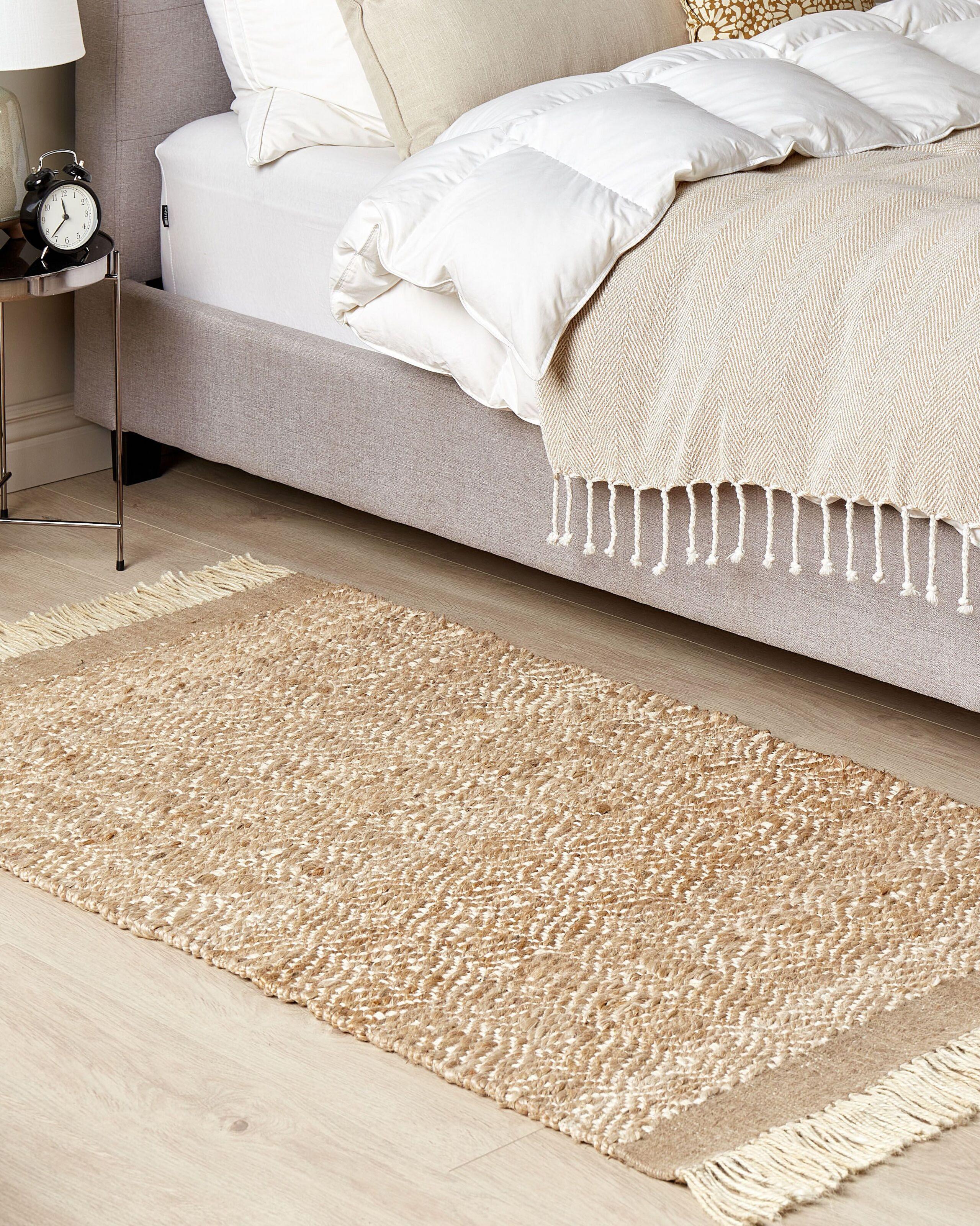 Beliani Teppich aus Jute Boho ABANA  