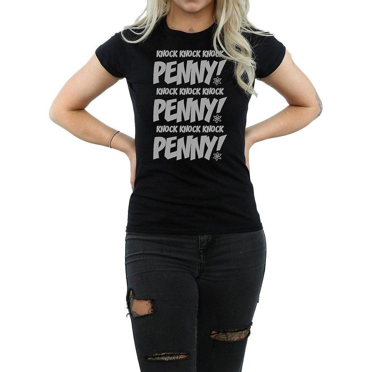 Image of Knock Knock Penny Tshirt Damen Schwarz S