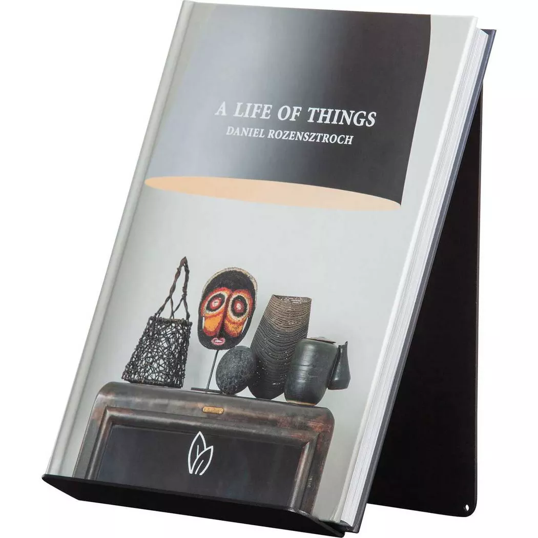 mutoni - Buch-Ständer Brook stehend Metall, One Size, Schwarz