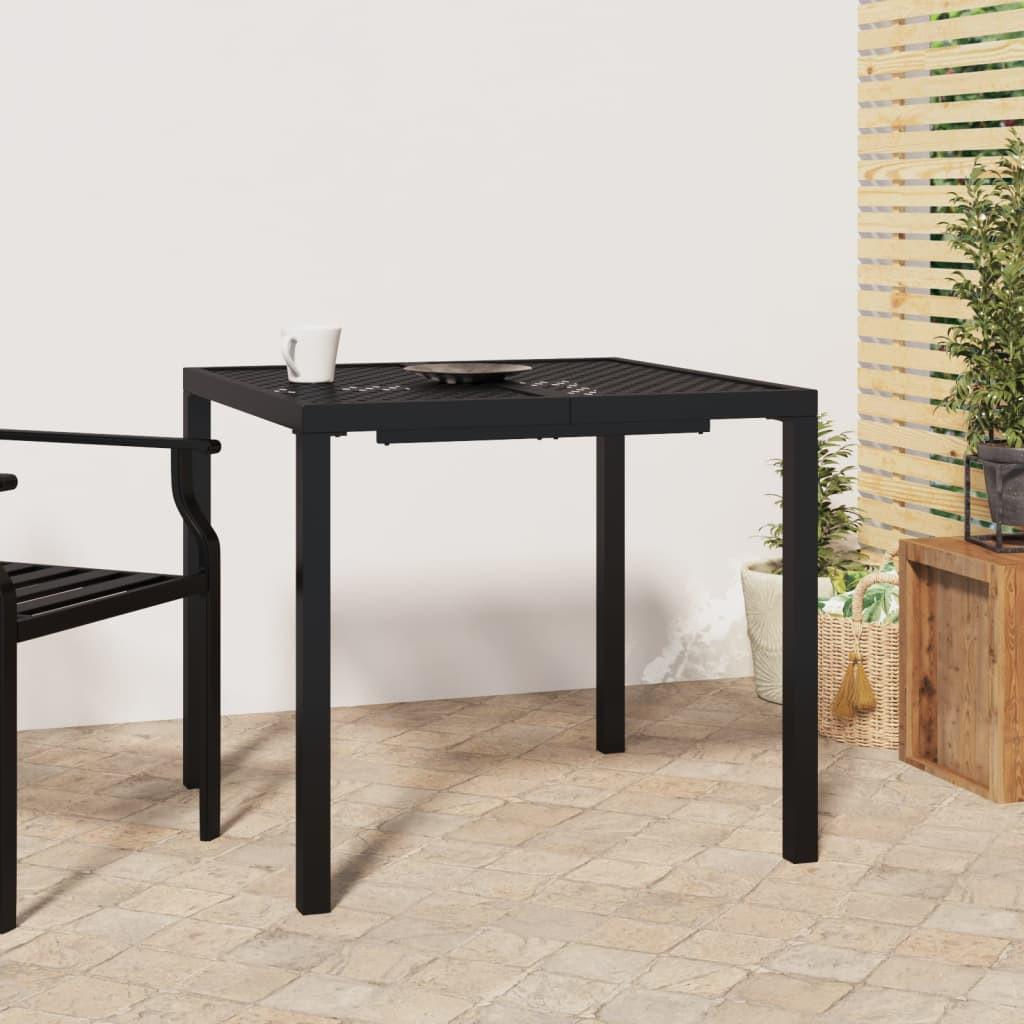 VidaXL Table de jardin acier  