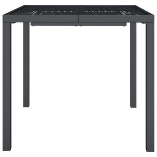 VidaXL Table de jardin acier  