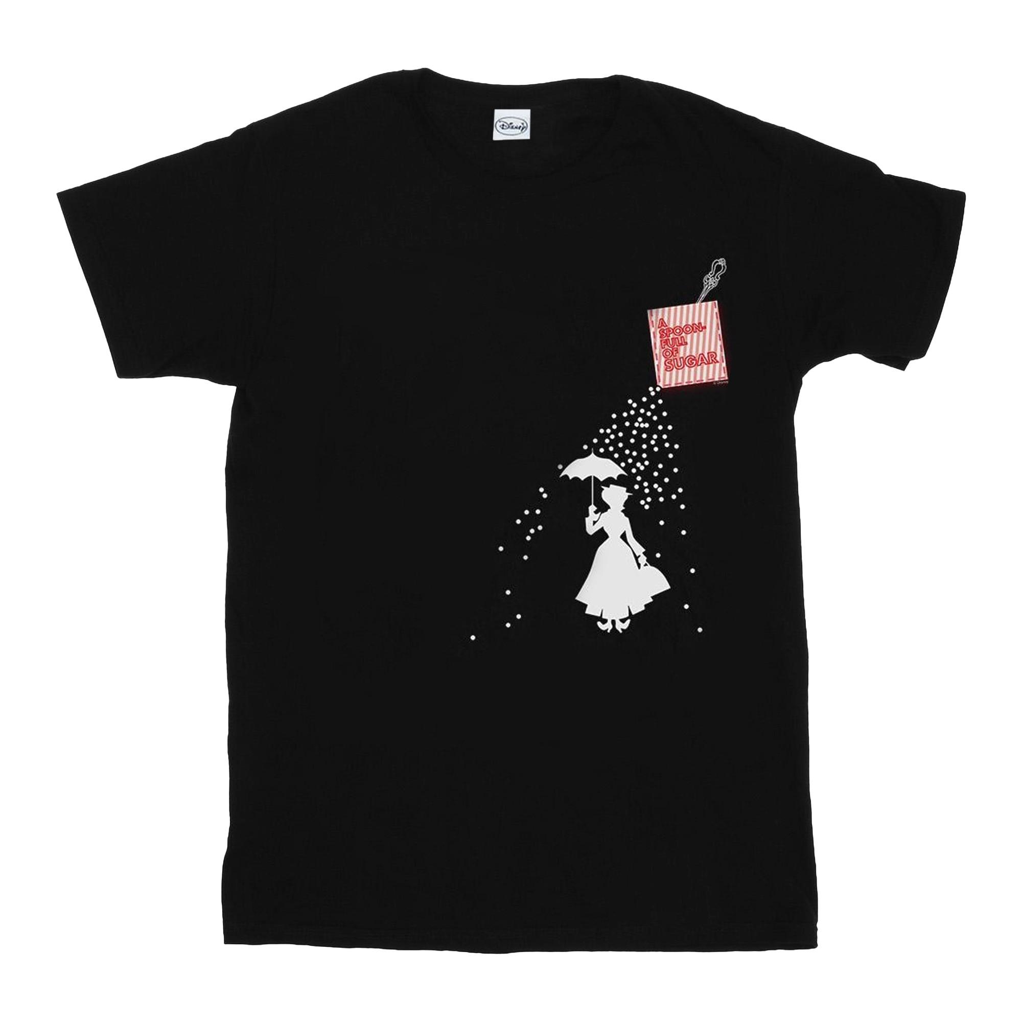 Image of Mary Poppins Spoonful Of Sugar Tshirt Unisex Schwarz 128