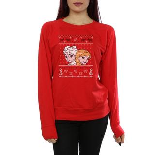 Disney Frozen Christmas Imprimé Coupe Ajustée Sweatshirt  
