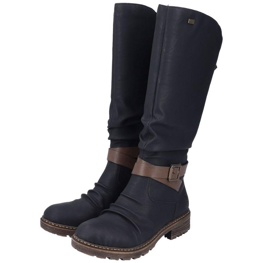 Rieker Kniehohe Stiefel mit Schnallendetail  