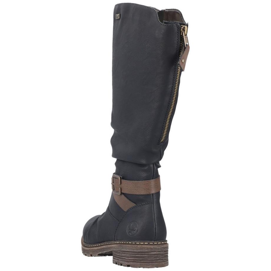 Rieker Kniehohe Stiefel mit Schnallendetail  