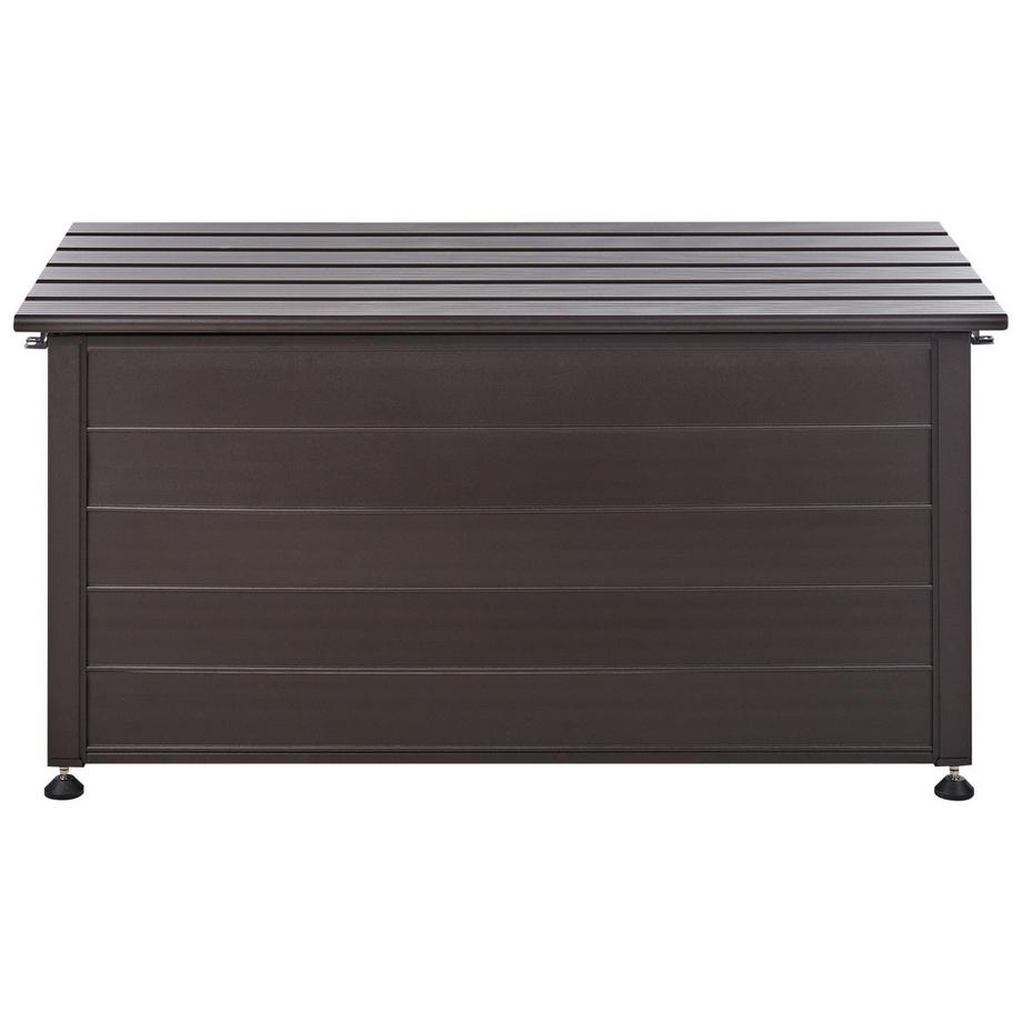 Beliani Aufbewahrungsbox aus Aluminium Modern CAMPALTO  