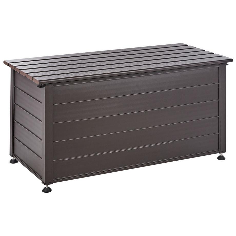 Beliani Aufbewahrungsbox aus Aluminium Modern CAMPALTO  