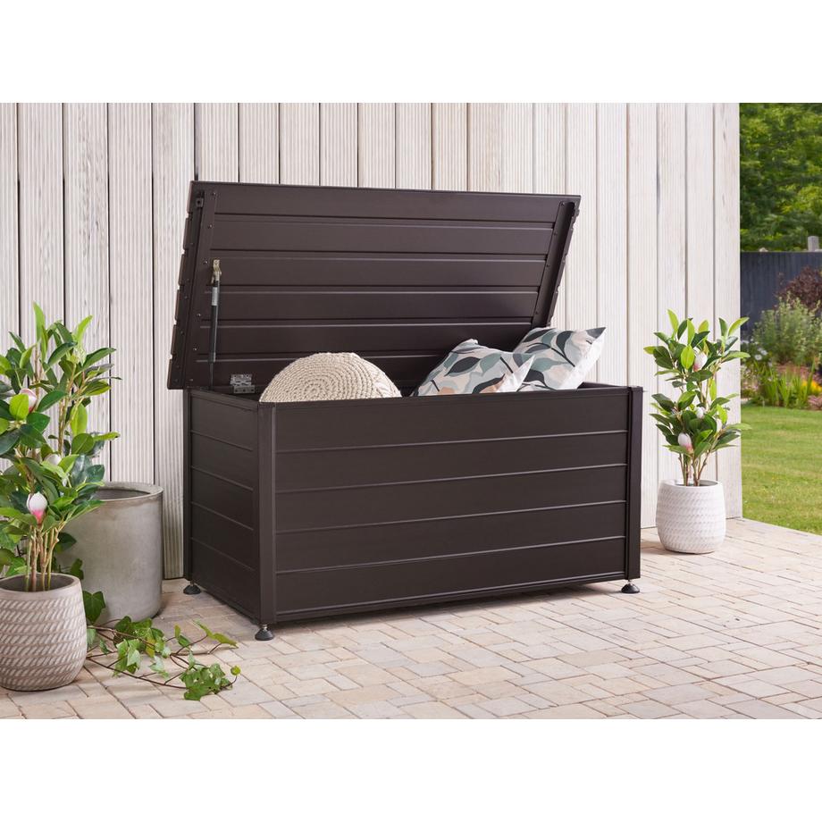 Beliani Aufbewahrungsbox aus Aluminium Modern CAMPALTO  