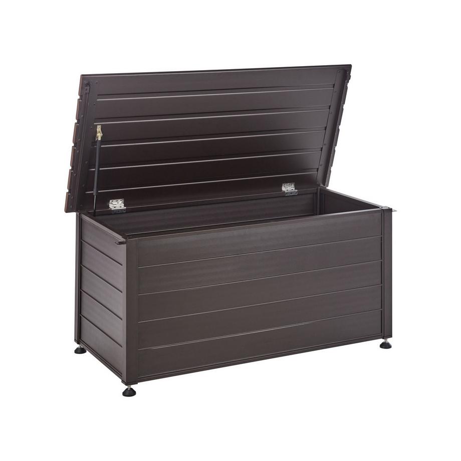 Beliani Aufbewahrungsbox aus Aluminium Modern CAMPALTO  