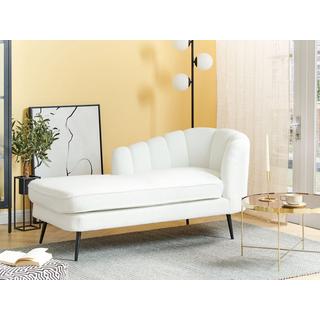 Beliani Chaise longue en Bouclé Glamour ALLIER  