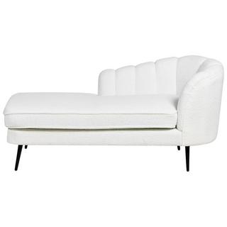 Beliani Chaise longue en Bouclé Glamour ALLIER  