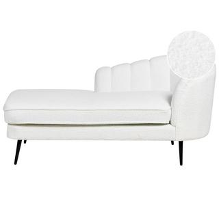 Beliani Chaiselongue aus Bouclé Glamourös ALLIER  