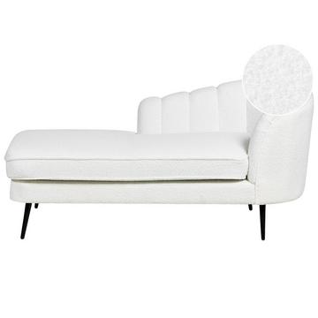 Chaise longue côté droit en Bouclé Glamour ALLIER