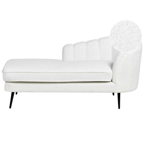 Beliani Chaise longue en Bouclé Glamour ALLIER  