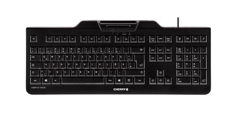 Image of Cherry KC 1000 SC Tastatur USB QWERTY US Englisch Schwarz