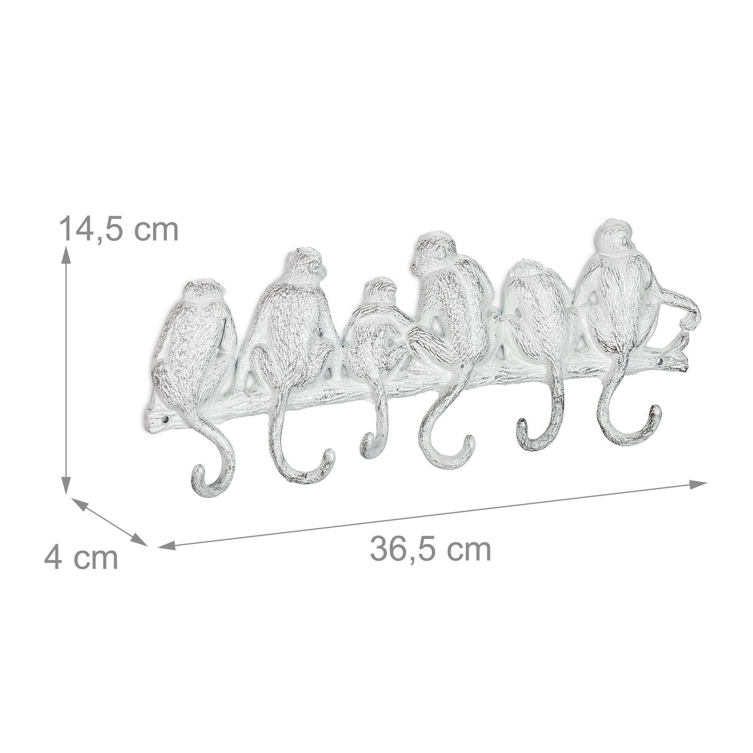 B2X Cintre blanc au design singe  