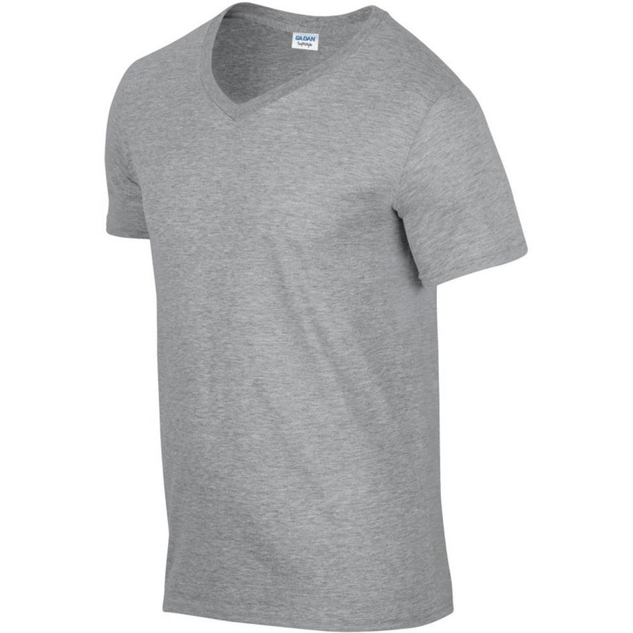 Gildan Soft Style Col V Manches Courtes T-Shirt  