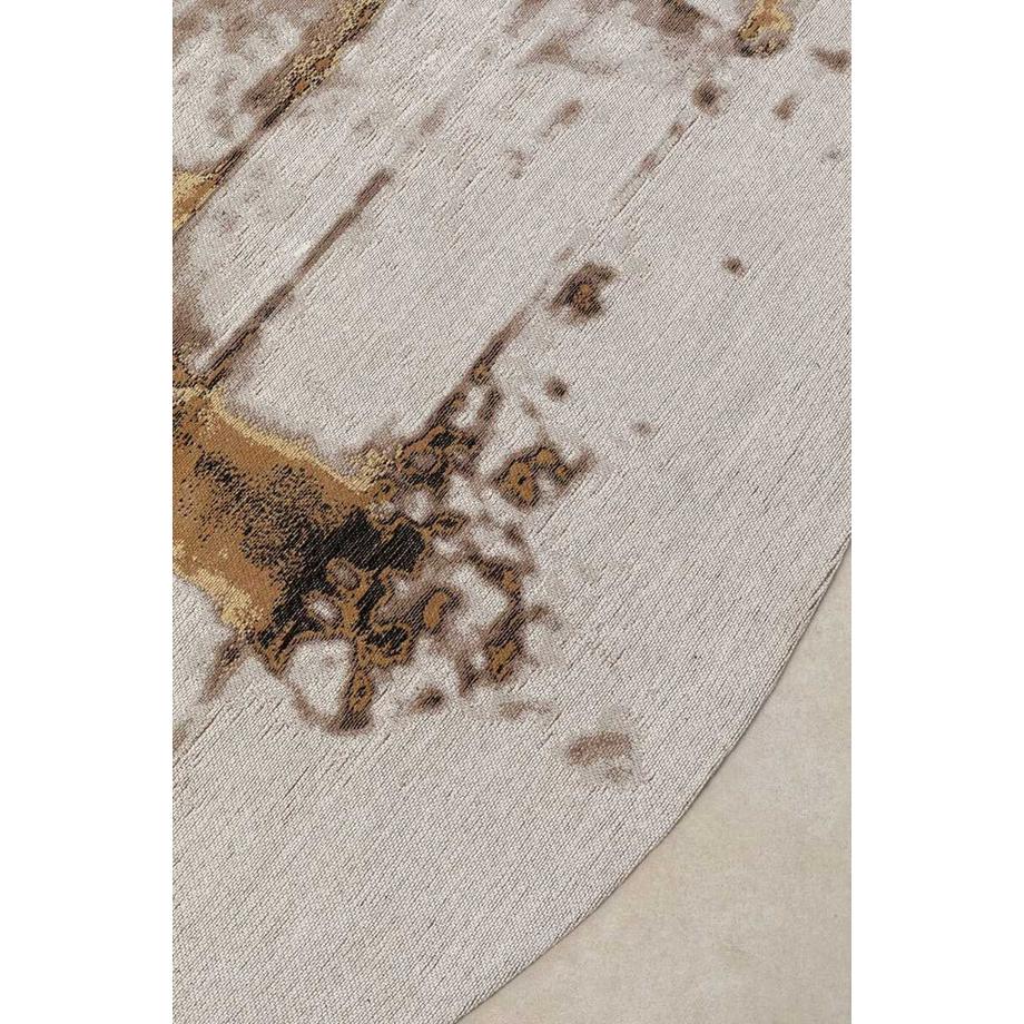 KARE Design Teppich Abstract Grey Line rund 200  