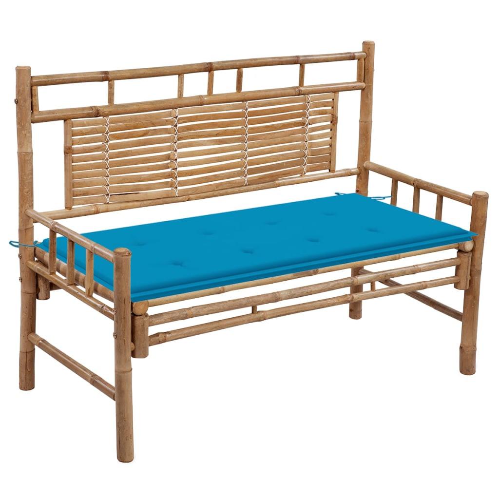 VidaXL Banc de jardin bambou  