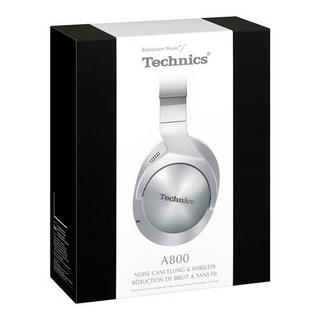 Technics  Technics EAH-A800E-S Wireless Noise Cancelling Kopfbügelkopfhörer Metallic Silber 