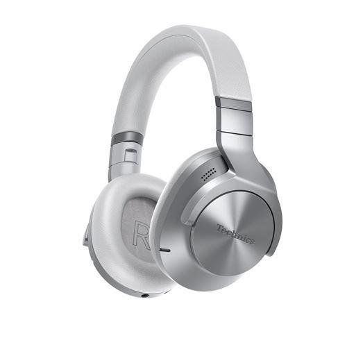 Technics  Technics EAH-A800E-S Wireless Noise Cancelling Kopfbügelkopfhörer Metallic Silber 