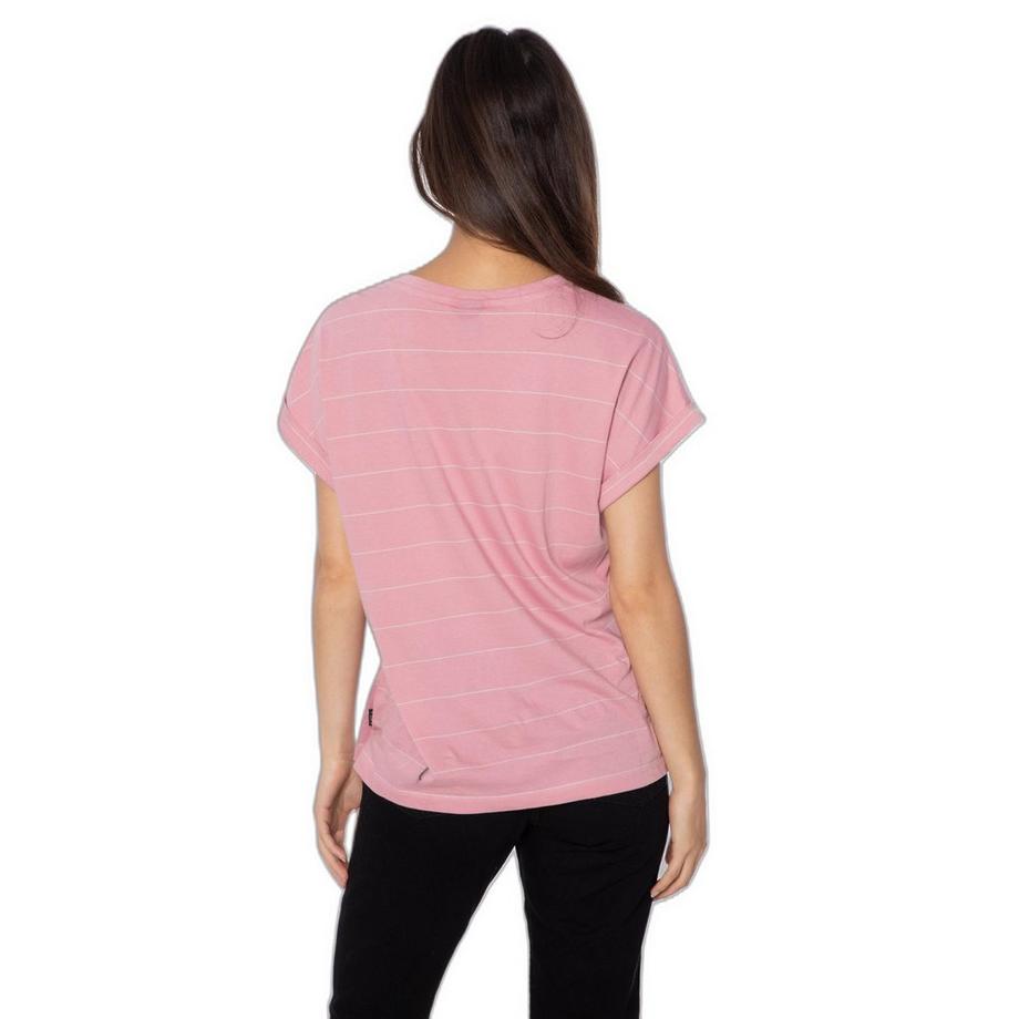 PROTEST Nxgmanaus Gestreiftes V-Ausschnitt T-Shirt  