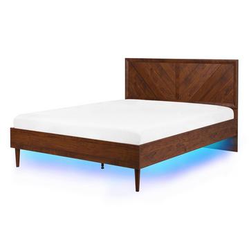 Bett mit LED aus Faserplatte Modern MIALET