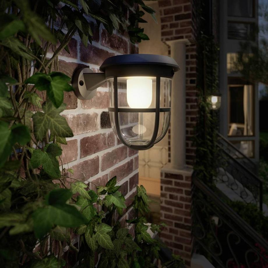 Philips Lighting Philips Outdoor Ultra-Efficient Solar Radii Wandleuchte 1.3W, Linkable Sensor  