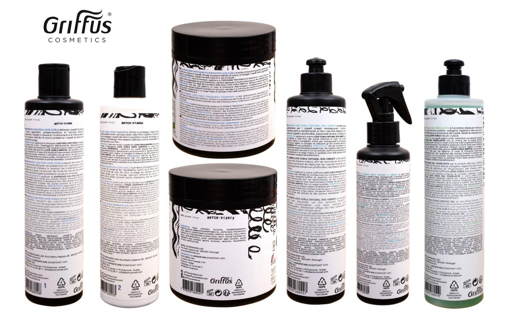 Griffus  Griffus Love Curls Komplettes Routine-Set 420 ML 4ABC lockiges haar 