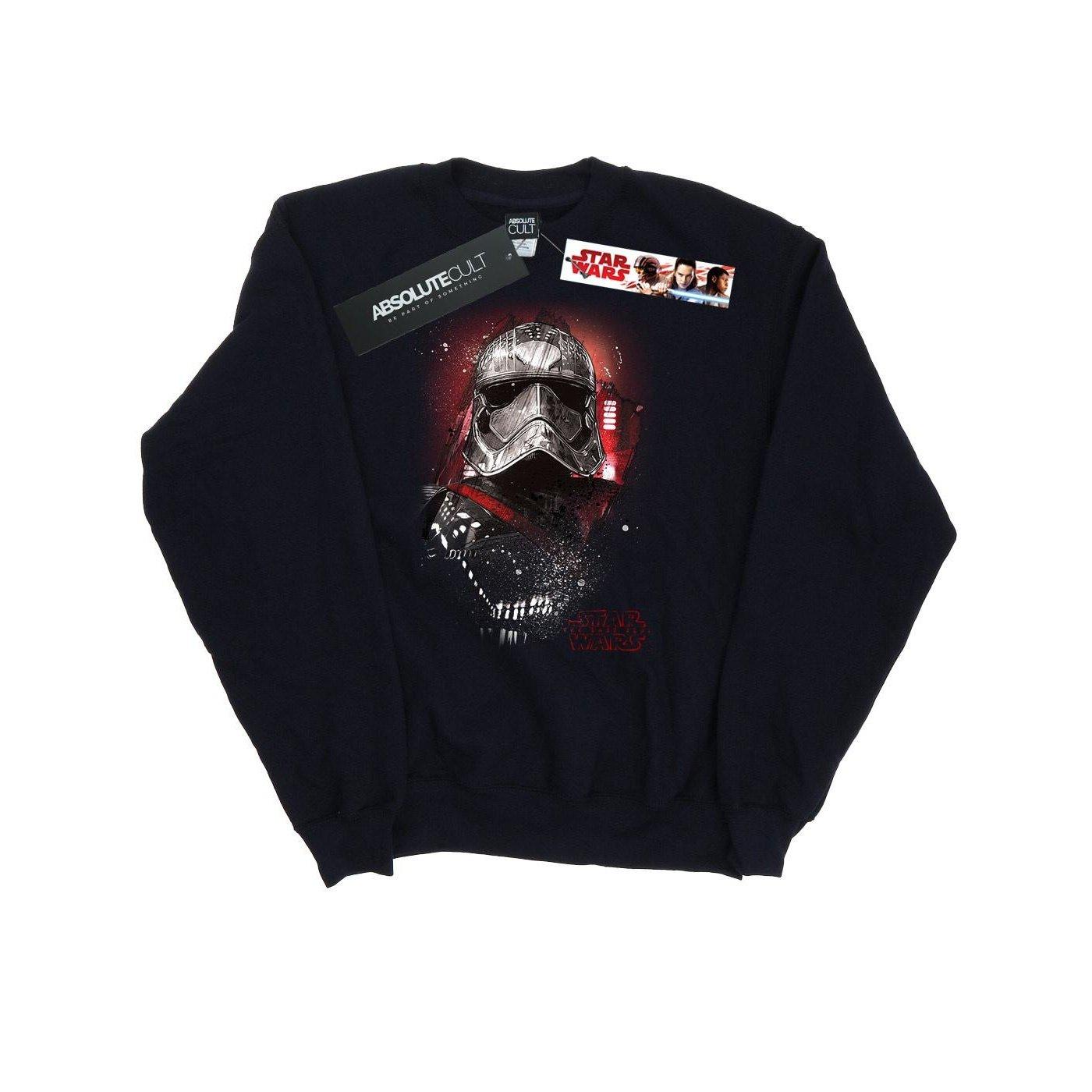Image of The Last Jedi Captain Phasma Brushed Sweatshirt Damen Schwarz S