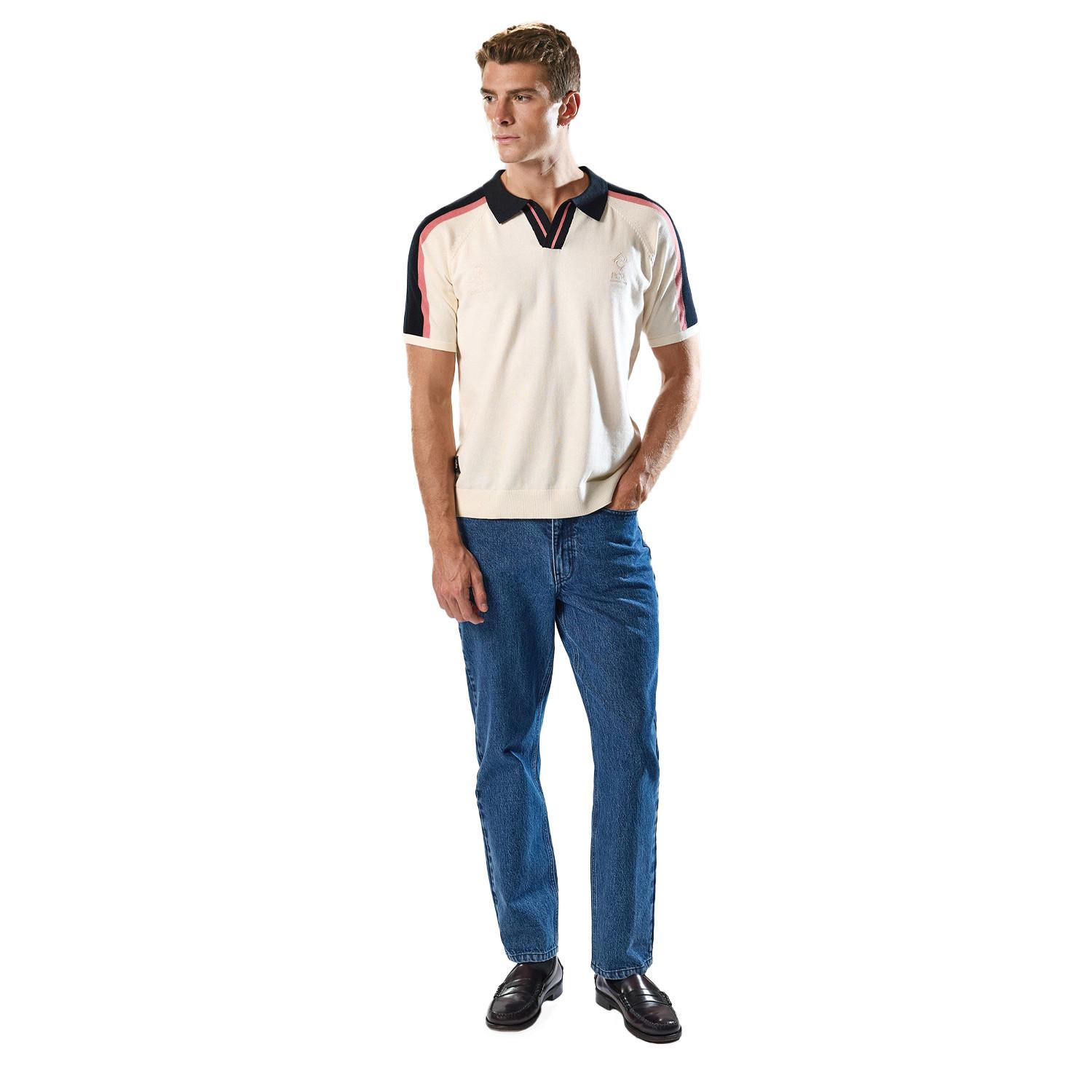 Umbro Palet Gestreiftes Fussball Poloshirt  