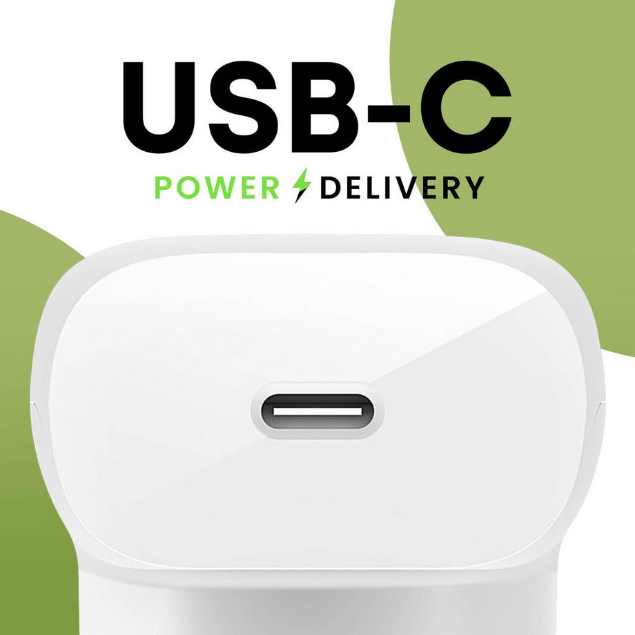belkin Boost Charge USB-C Charg 30W incl. Lightning 1m USB-Ladegerät C 30W Belkin , USB-C-Kabel 