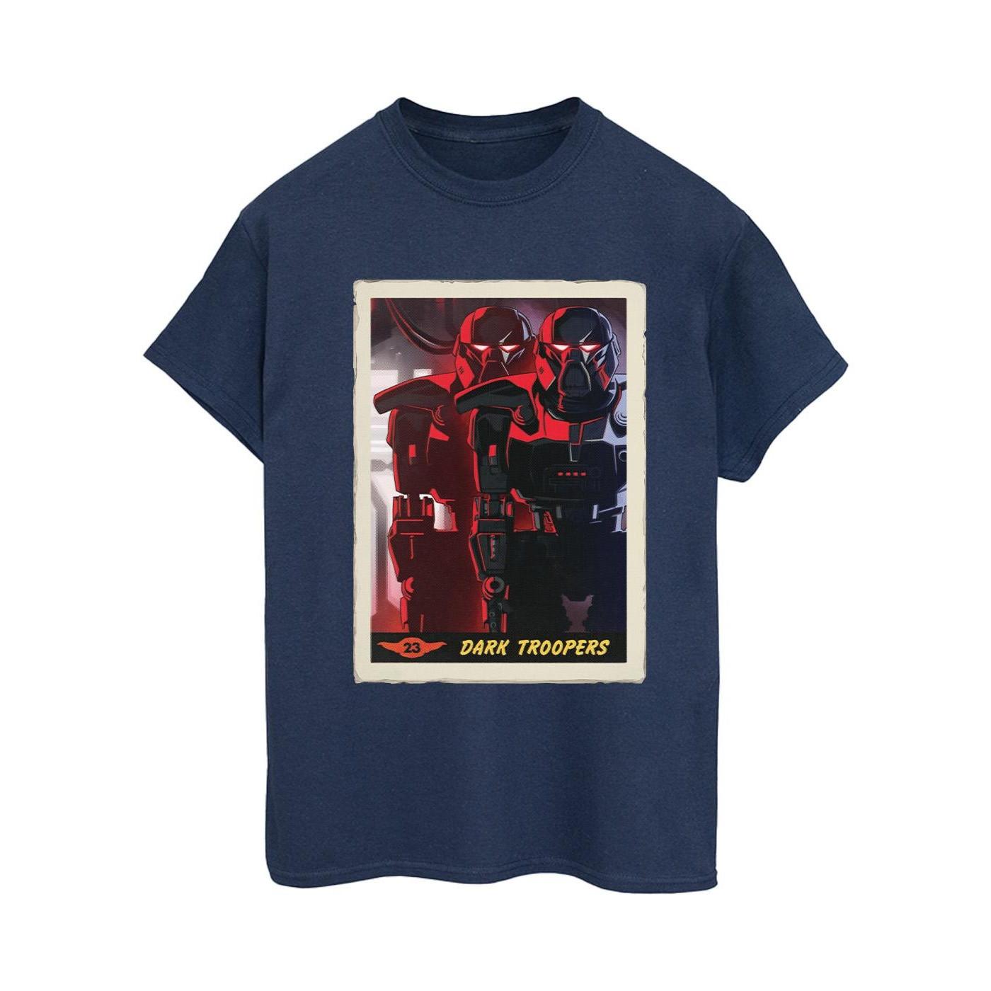 Image of The Mandalorian Dark Troopers Tshirt Damen Marine M