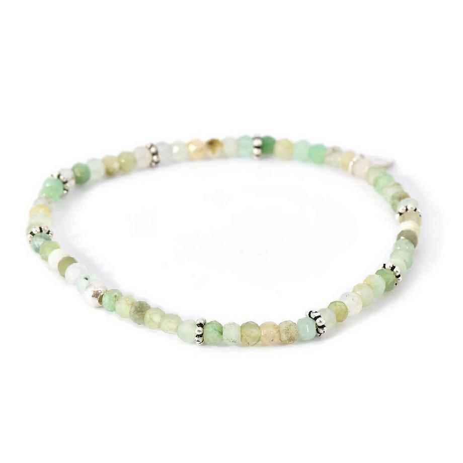 Balibay  Cleo  Armband mit Chrysopras Steinen & Silber 