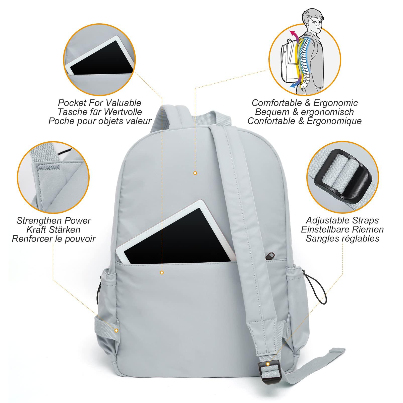 Only-bags.store Sac à dos scolaire adolescent, sac d'école, cartable avec compartiment pour ordinateur portable  