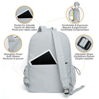 Only-bags.store Schulrucksack Teenager mit Laptopfach  