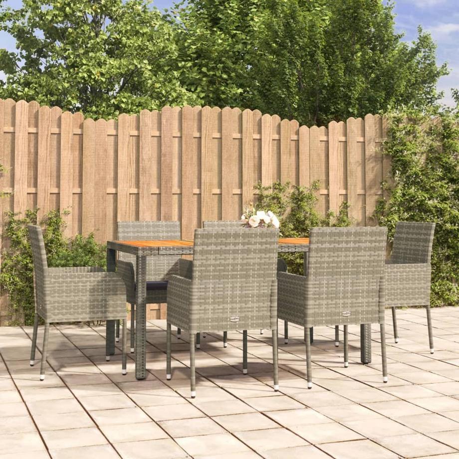 VidaXL Garten essgruppe poly-rattan  