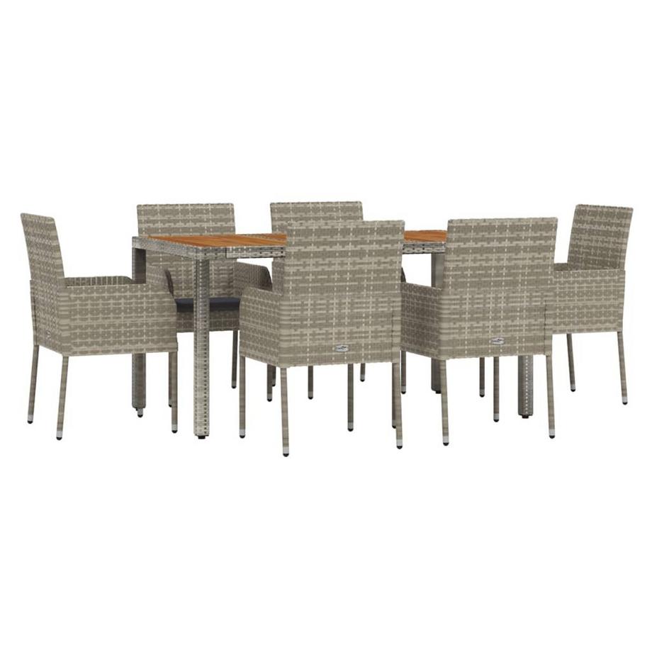 VidaXL Garten essgruppe poly-rattan  