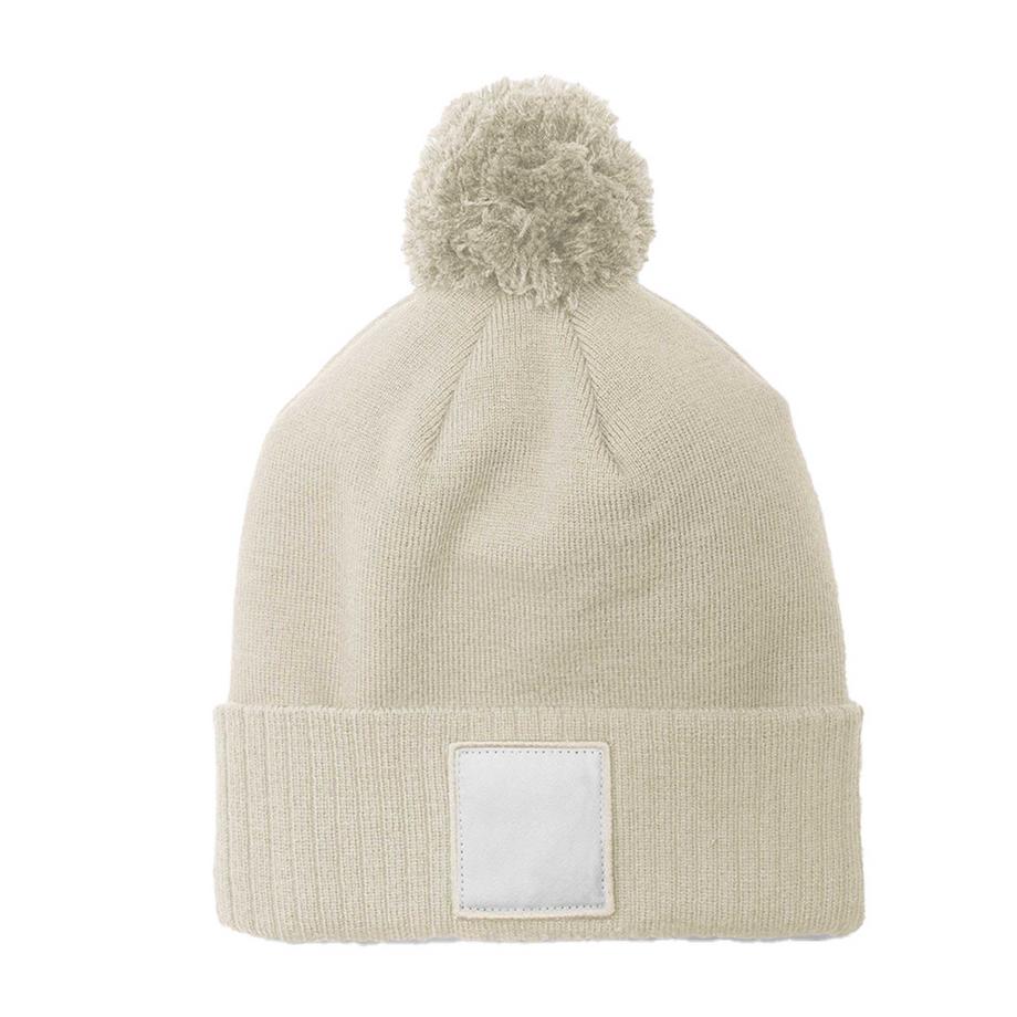 Beechfield Bonnet avec Pompon et Appliqué  