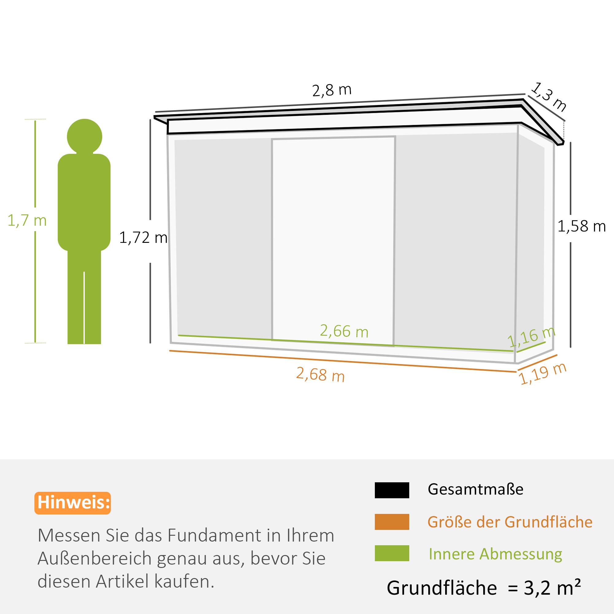 Outsunny Gerätehaus  