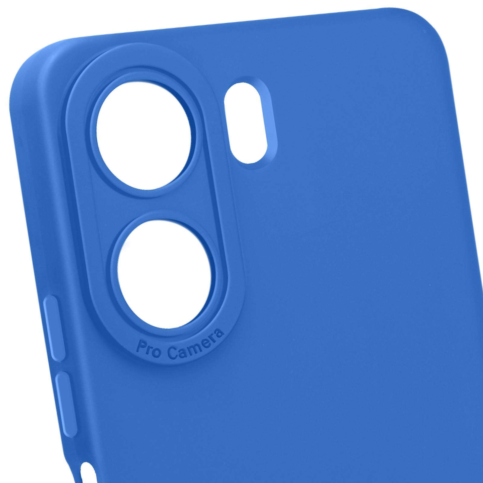 Avizar  Coque Xiaomi Redmi 13C Souple Bleu 