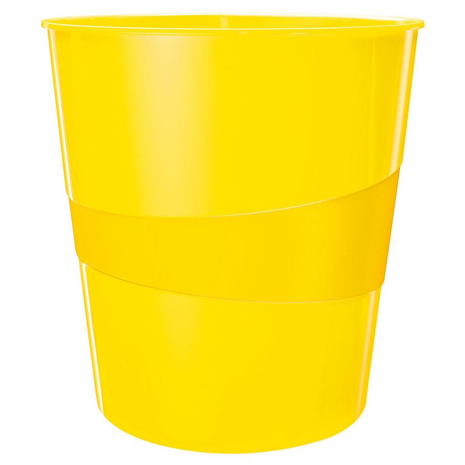 LEITZ Papierkorb WOW 15 Liter 5278-10-16 gelb
