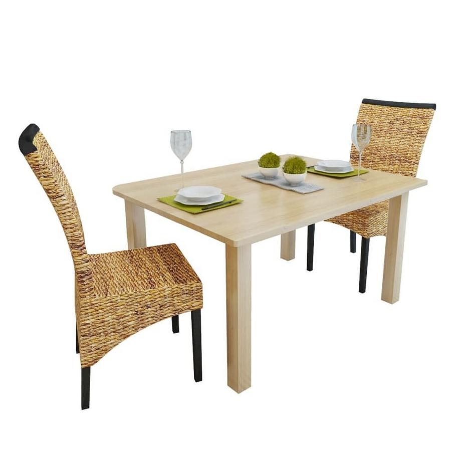 VidaXL Chaise à manger bois  