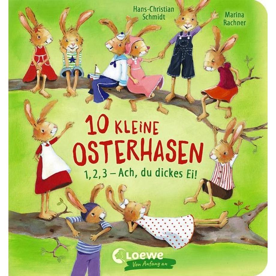 10 kleine Osterhasen
