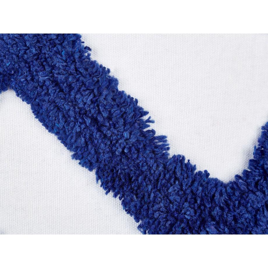 Beliani Lot de 2 coussins décoratifs en Coton Moderne HAZEL  