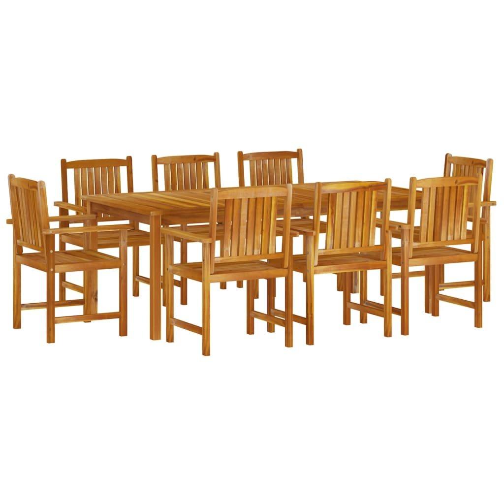 VidaXL set da pranzo per giardino Legno di acacia  