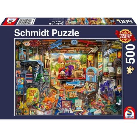 Schmidt Spiele  Garagen-Flohmarkt Puzzle 500 Teile 